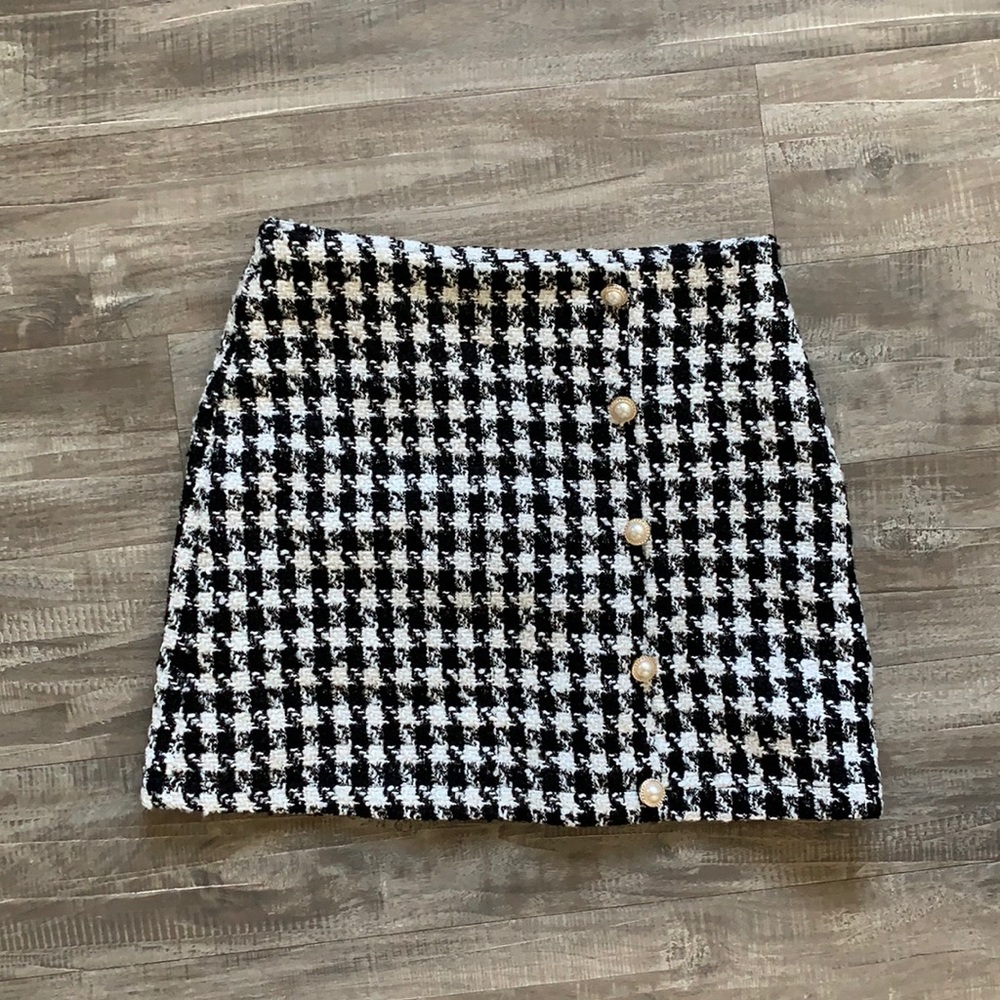 Express gingham skirt!
